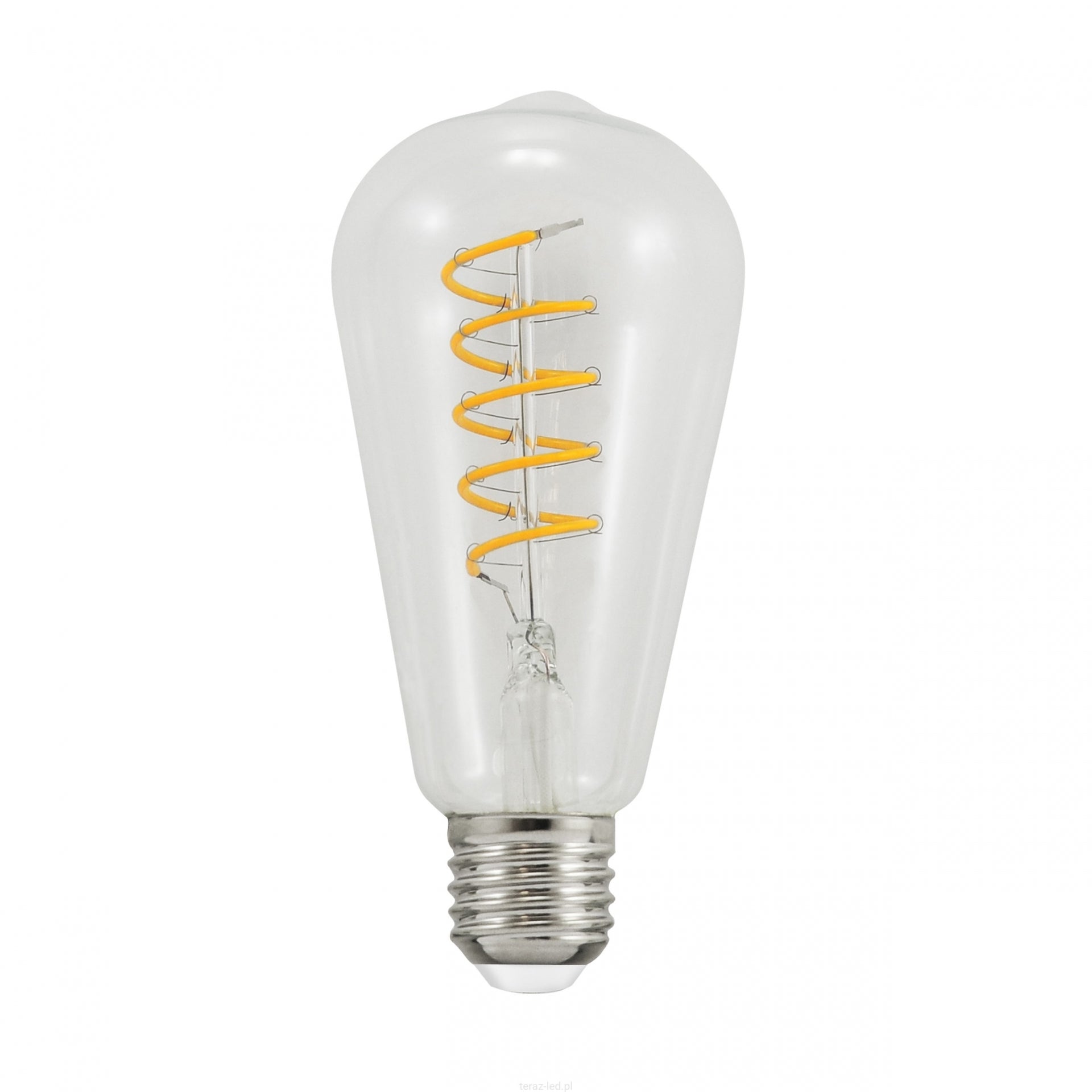 Filament LED-lamp E27 4 Watt 210 lumen 2200 kelvin - Spiraal Filament LED-lamp E27 4 Watt 210 lumen 2200 kelvin - Spiraal